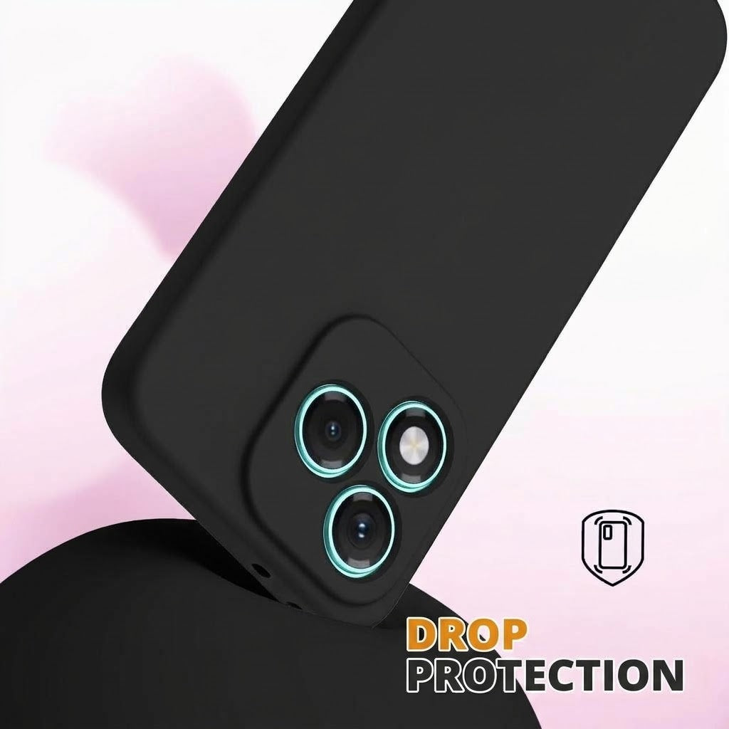 Honor 400 Lite 5G Hoesje - Zwart - Siliconen Back Cover
