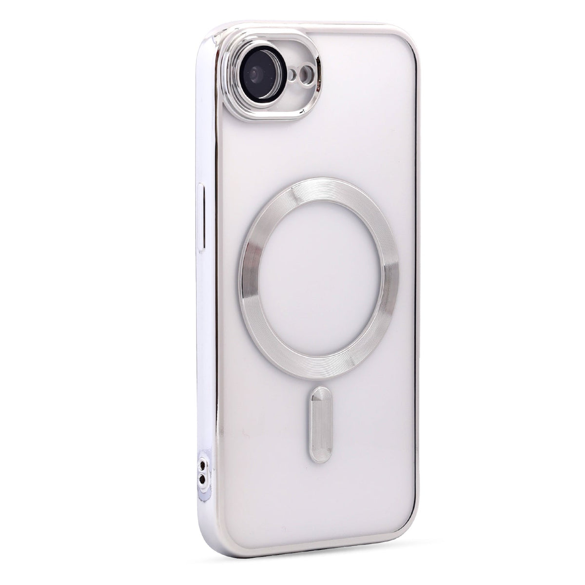 Apple iPhone 16e Hoesje - Zilver - Siliconen MagSafe Back Cover