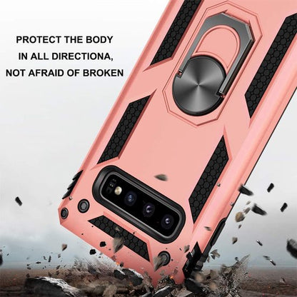 Coque Samsung Galaxy S10+ - Or rose - Étui arrière avec support intégré