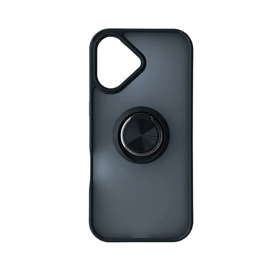 Apple iPhone 17 Case - Black - Ring Kickstand Back Cover