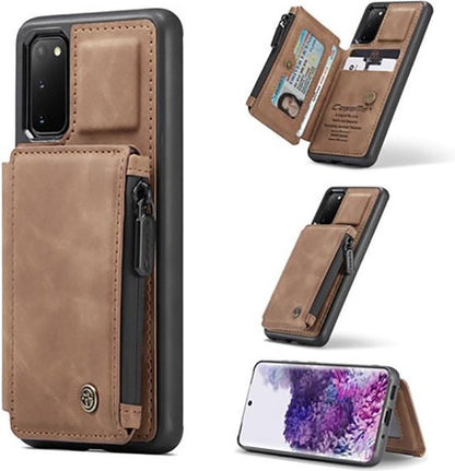Samsung Galaxy A72 Hoesje - Sienna Brown - RFID Back Cover