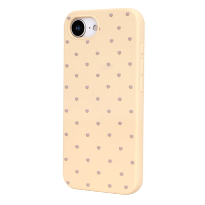 Apple iPhone 17e Hoesje - Geel - Hartjes Back Cover