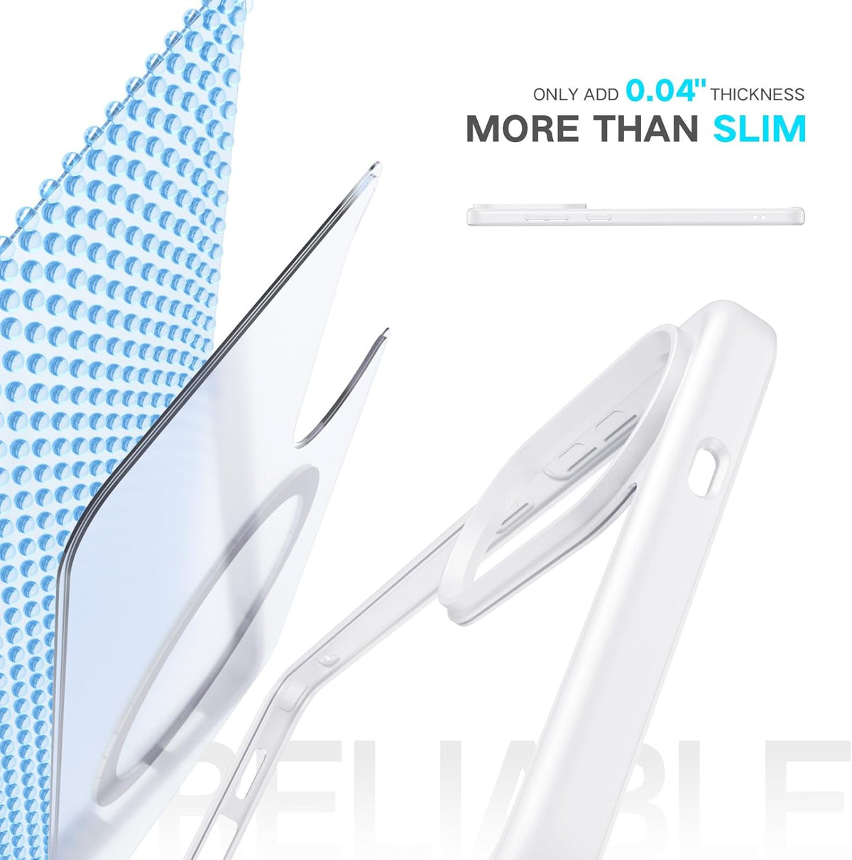Samsung Galaxy S25 Edge Hülle - Grau - Bumper MagSafe Backcover