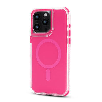 Apple iPhone 16 Pro Max Case - Neon Pink - Liquid Armor MagSafe Back Cover