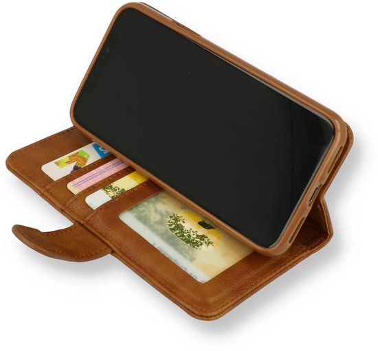 Samsung Galaxy S20 Ultra Hoesje - Bruin - Luxe Bookcase met Rits
