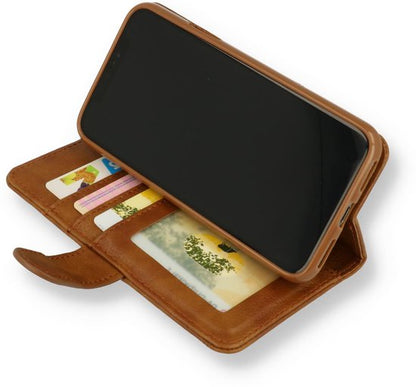 Samsung Galaxy S20 Ultra Hoesje - Bruin - Luxe Bookcase met Rits