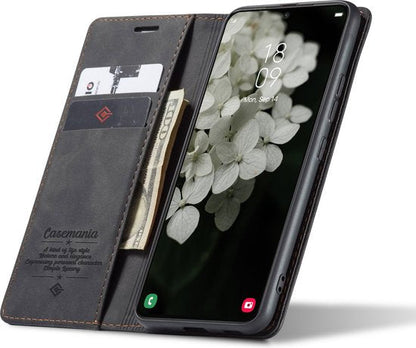 Samsung Galaxy S23 Plus Hoesje - Charcoal Gray - Dunne Bookcase