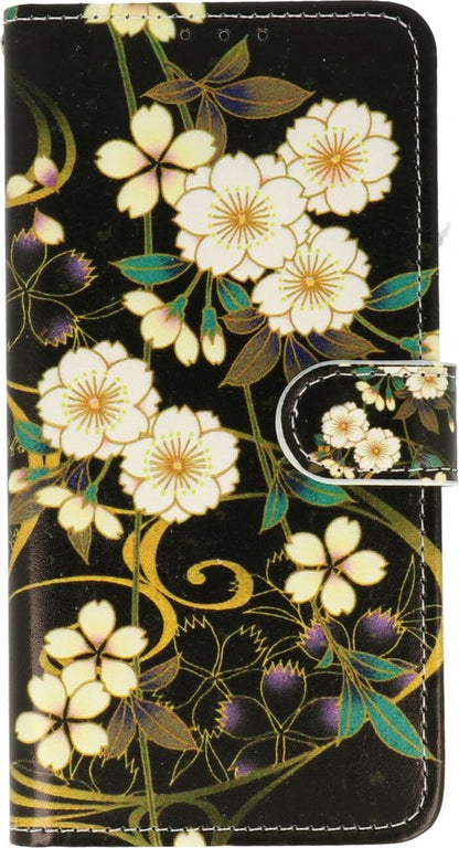 Oppo A76 Hülle - Wilde Blumen - Print Bookcase