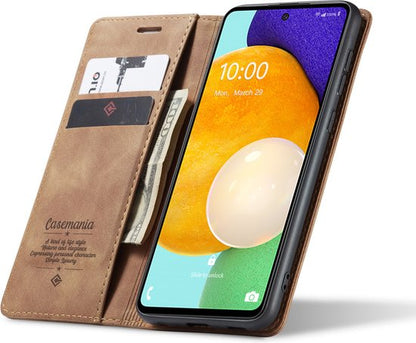 Samsung Galaxy A33 5G Hoesje - Sienna Brown - Dunne Bookcase