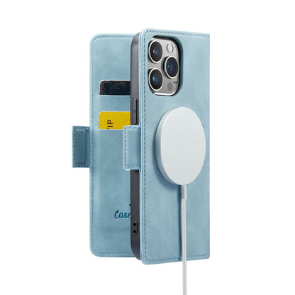 Apple iPhone 15 Pro Max Hoesje - Aqua Blue - Portemonnee MagSafe Bookcase