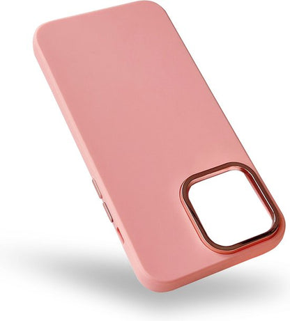 Apple iPhone 14 Pro Max Hoesje - Roze - Shockproof Siliconen Back Cover