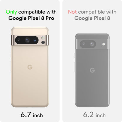 Google Pixel 8 Pro Hoesje - Transparant - Anti-Shock Back Cover