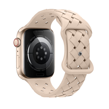 Apple Watch Bandje 44/45/46/49 mm - Hoco Flexible WA16 Siliconen - Roze