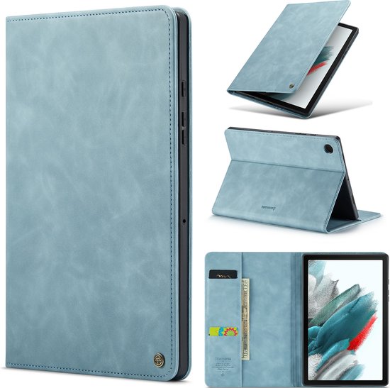 Samsung Galaxy Tab S10 FE Tablethoes - Aqua Blue - Luxe Bookcase