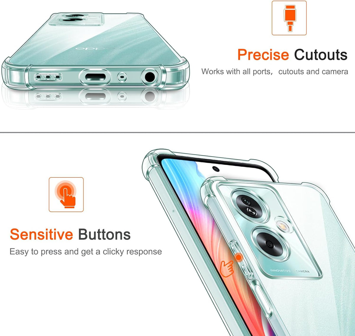 OnePlus Nord N30 SE Hoesje - Transparant - Anti-Shock Back Cover