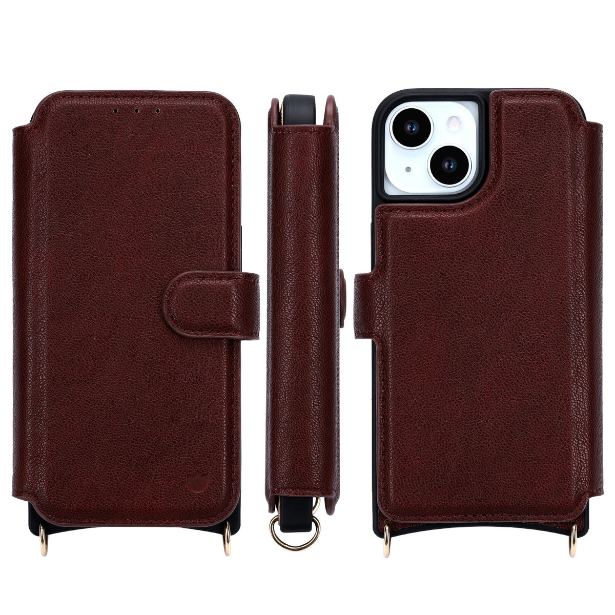 iPhone 15 Hoesje - Wijn Rood - CM Amsterdam Back Cover