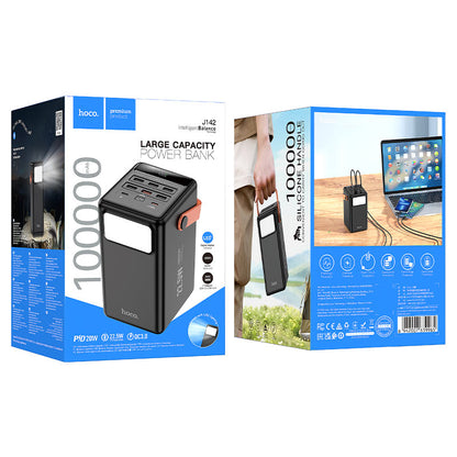 Hoco Powerbank 100.000mAh met Handvat - Zwart