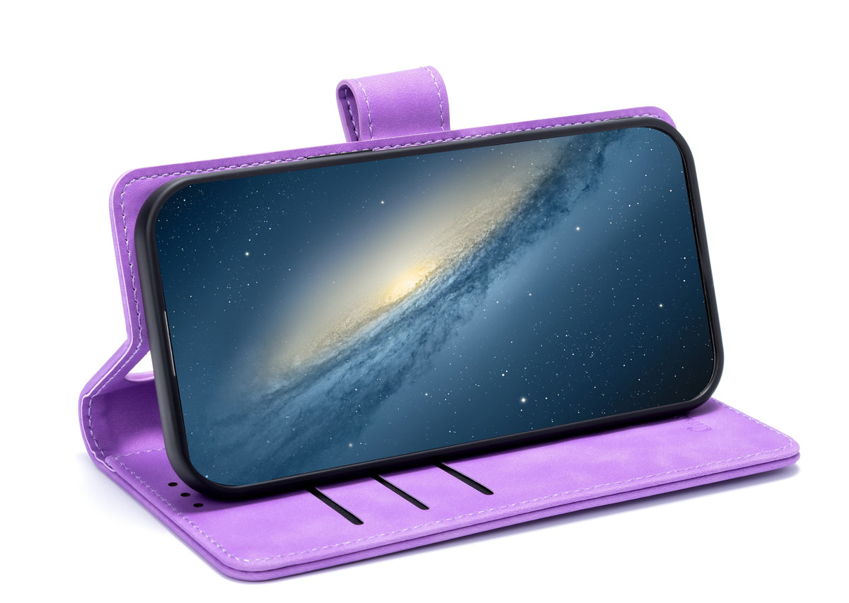 Apple iPhone Air Hoesje - Bright Lila - 2 in 1 MagSafe Bookcase