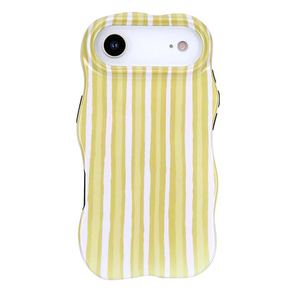 Apple iPhone Air Hülle - Gelb - Wave-Edge-Backcover