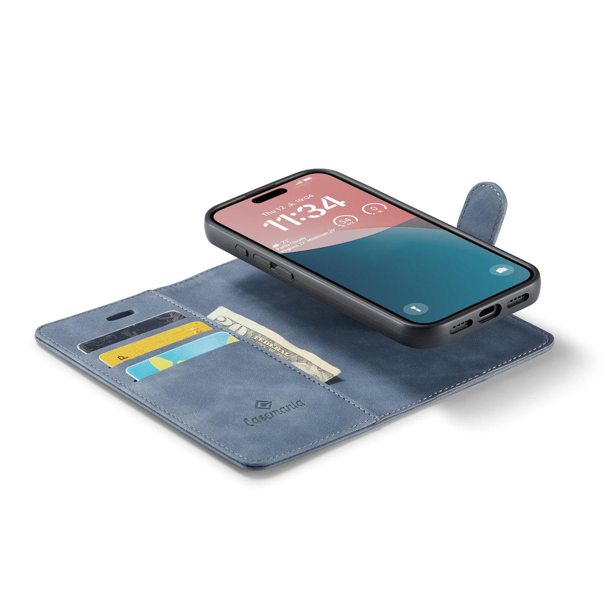 Apple iPhone 16 Case - Shadow Gray - 2-in-1 Wallet Case