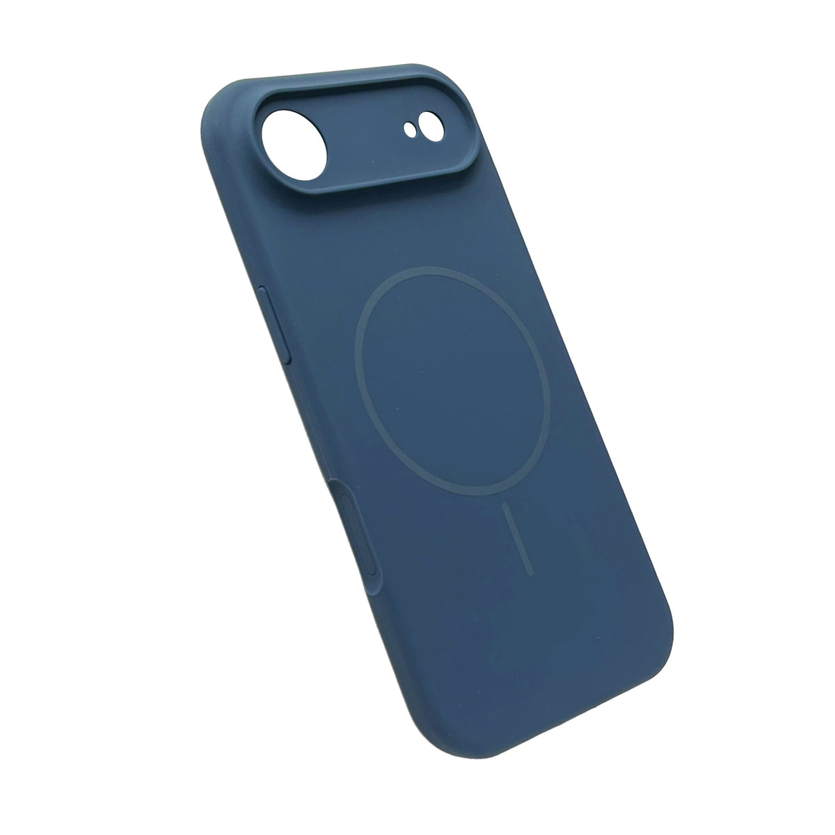 Apple iPhone Air Hoesje - Donker Blauw - Liquid Siliconen MagSafe Back Cover