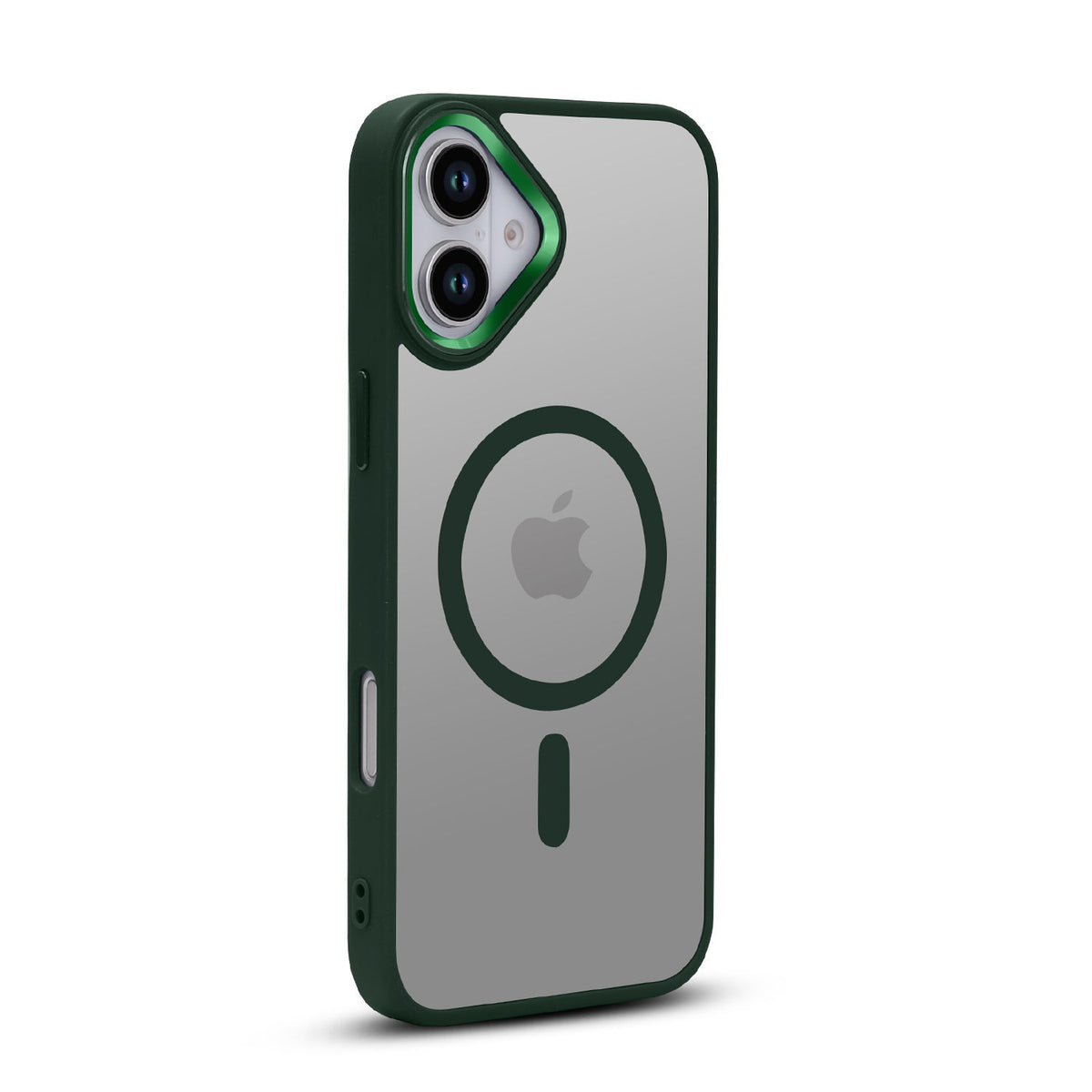 Apple iPhone 16 Plus Hoesje - Groen - Bumper MagSafe Back Cover