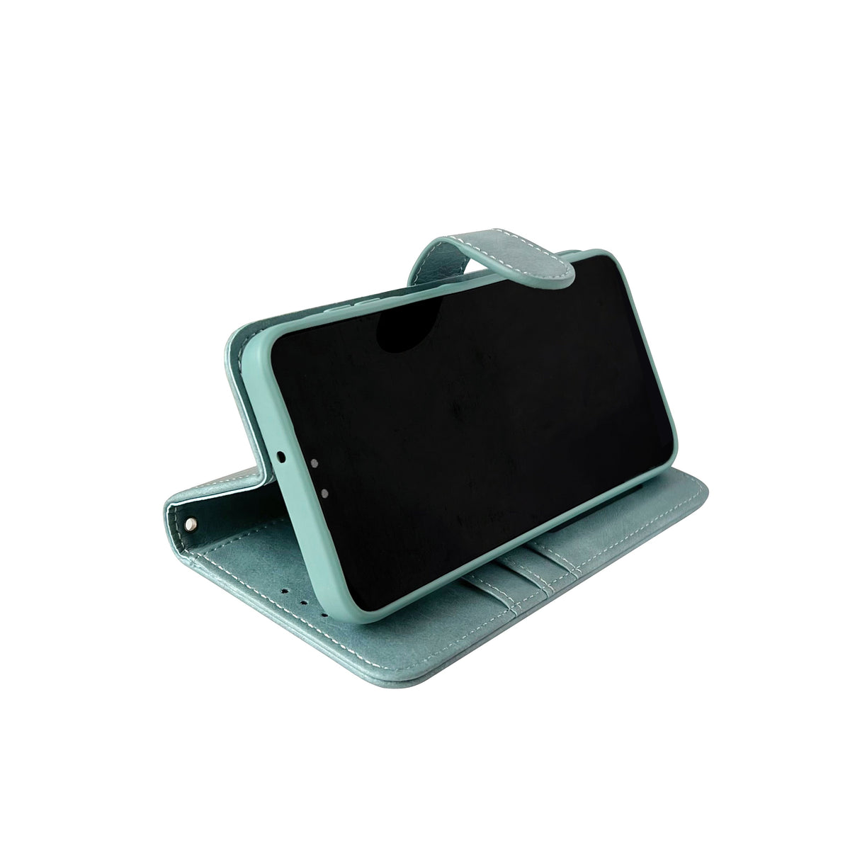 Samsung Galaxy S25 Ultra Hoesje - Licht Blauw - Luxe Bookcase