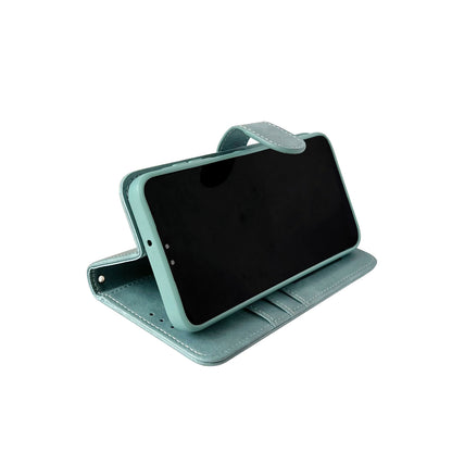 Samsung Galaxy S25 Ultra Hoesje - Licht Blauw - Luxe Bookcase