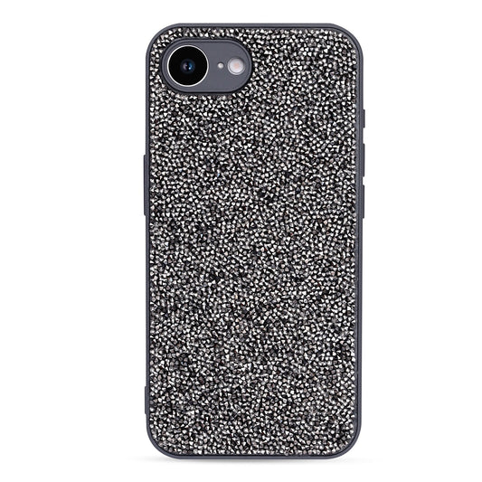 Apple iPhone 16e Hülle - Grau - Diamant-Glitzer-Backcover