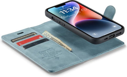 Apple iPhone 14 Plus Case - Aqua Blue - 2-in-1 Wallet Case