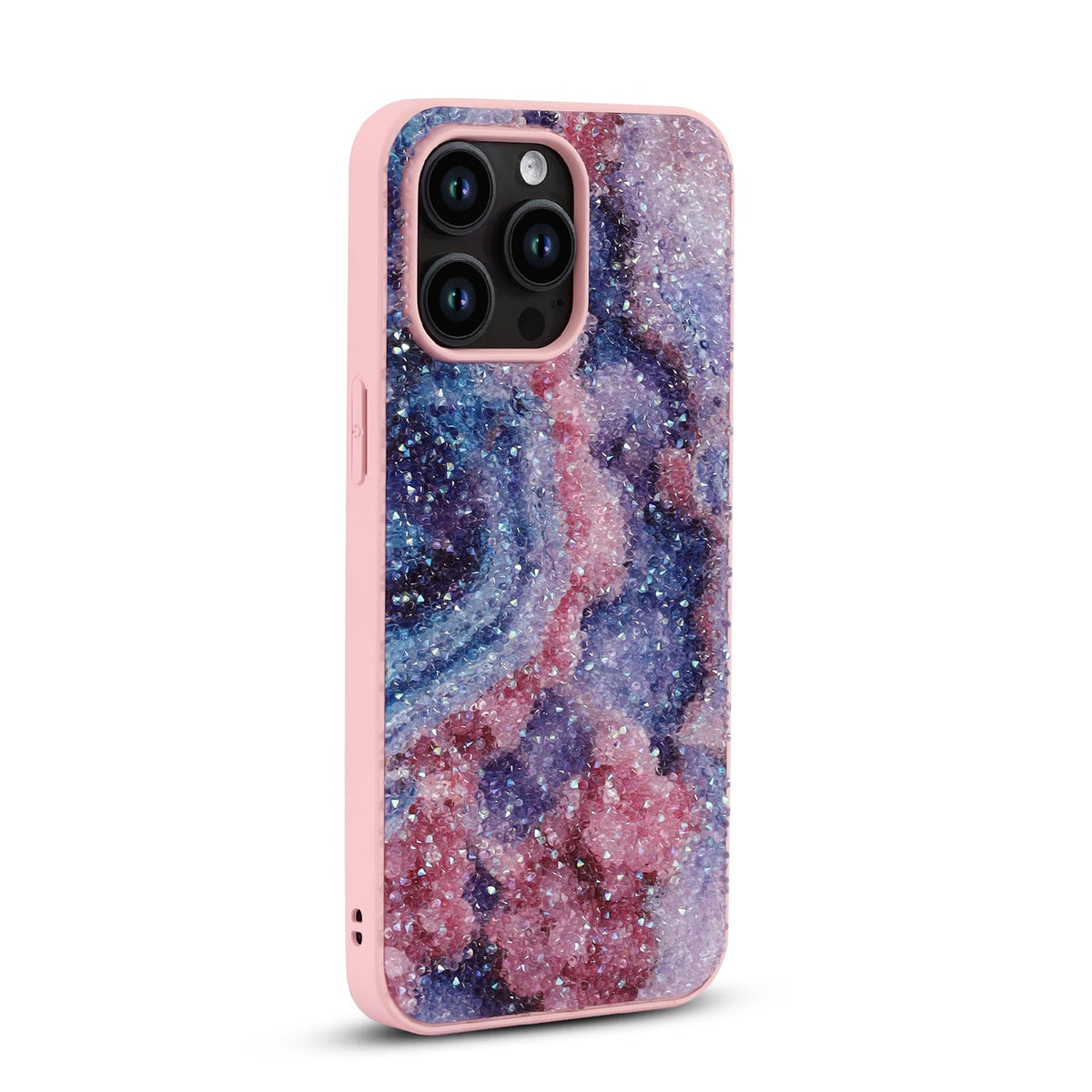Apple iPhone 12 Pro Hoesje - Nova - Diamant Marmer Glitter Back Cover
