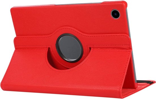 Samsung Galaxy Tab A8 2021 Tablethoes - Rood - Draaibare Bookcase