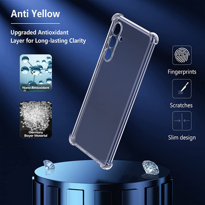 Samsung Galaxy A54 Hoesje - Transparant - Anti-Shock Back Cover