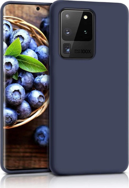 Samsung Galaxy S20 Ultra Hülle - Silikon Backcover - Dunkelblau Backcover