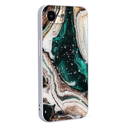 Apple iPhone 17e Case - Green - Marble MagSafe Back Cover