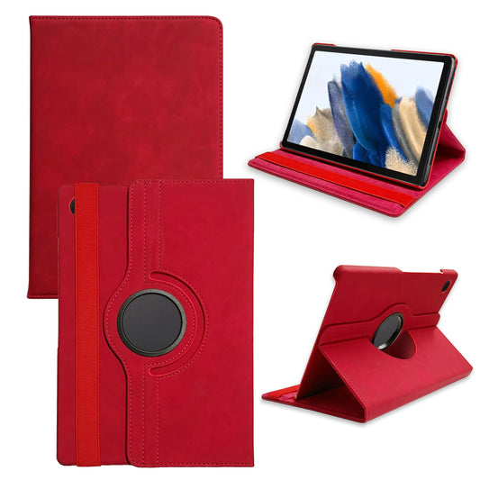 Samsung Galaxy Tab A11 Plus Tablethoes - Crimson Red - Draaibare Bookcase