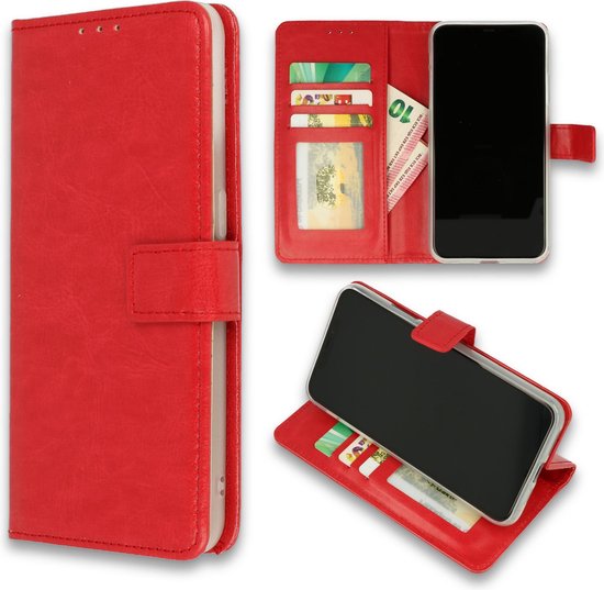 Nokia X20 Hoesje - Rood - Bookcase
