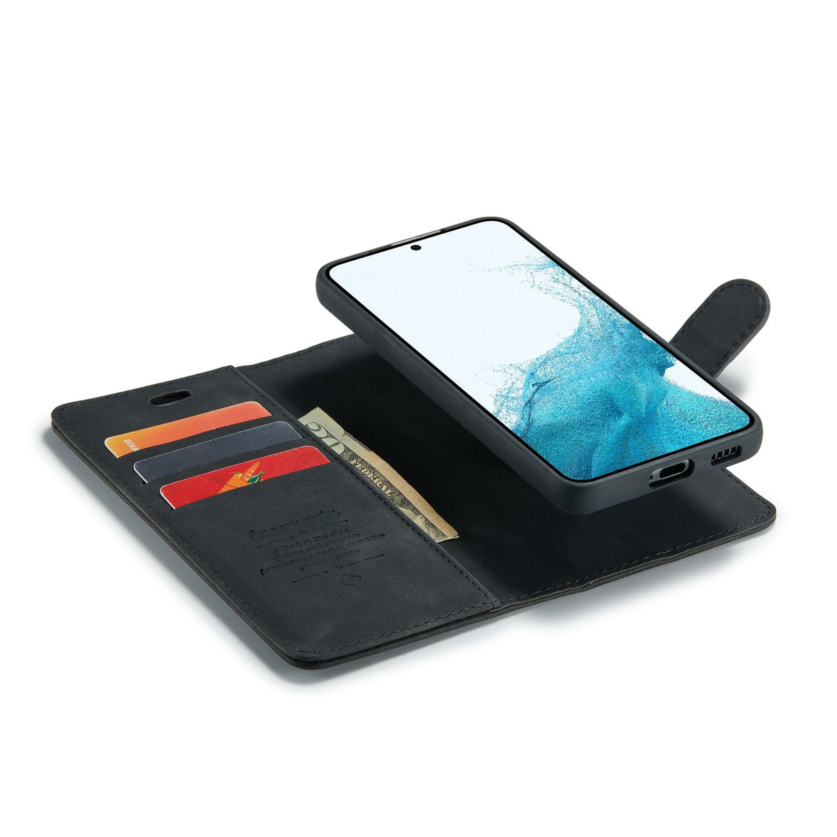 Oppo Reno 8 Pro Hoesje - Charcoal Gray - 2 in 1 Bookcase