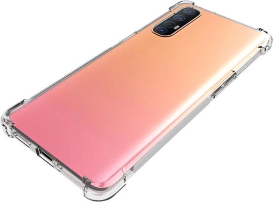 Oppo Reno 3 Pro Hoesje - Transparant - Anti-Shock Back Cover