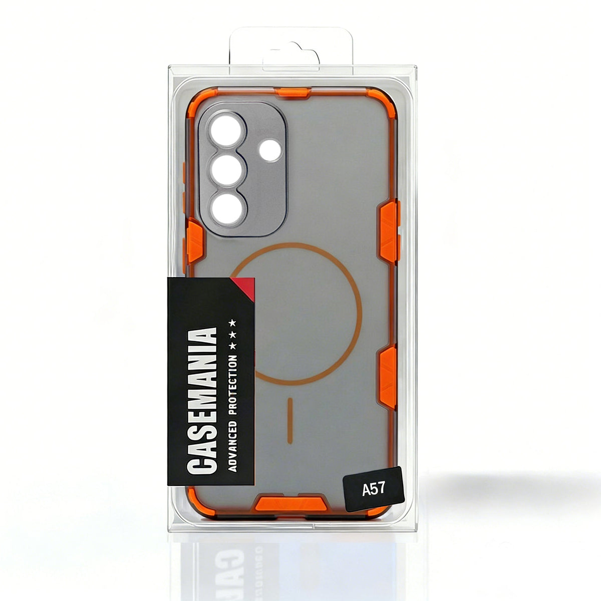 Samsung Galaxy A57 Hoesje - Transparant - Frosted Matte Hardcase MagSafe Back Cover