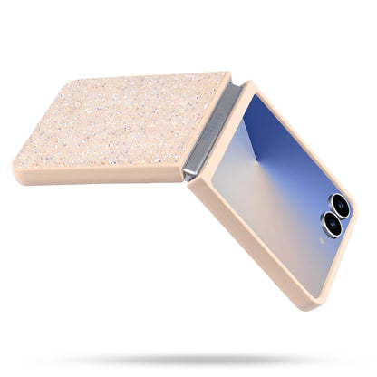 Samsung Galaxy Z Flip 7 Case - Gold - Diamond Glitter Back Cover