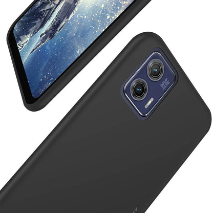 Motorola Moto G73 Hoesje - Zwart - Siliconen Back Cover