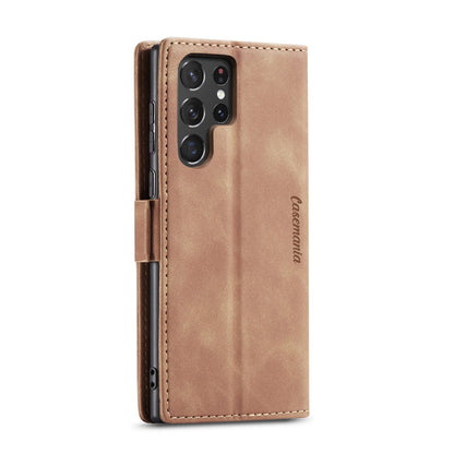 Samsung Galaxy S24 Ultra Hoesje - Sienna Brown - Bookcase
