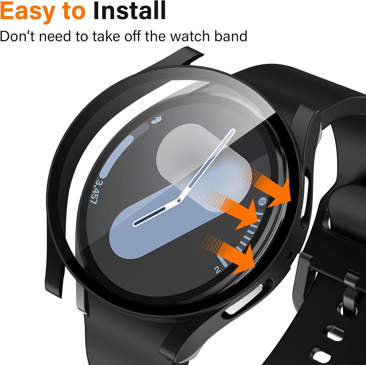 Samsung Galaxy Watch 7 (40 mm) Smartwatch Screenprotector - Tempered Glass - 1 Stuk