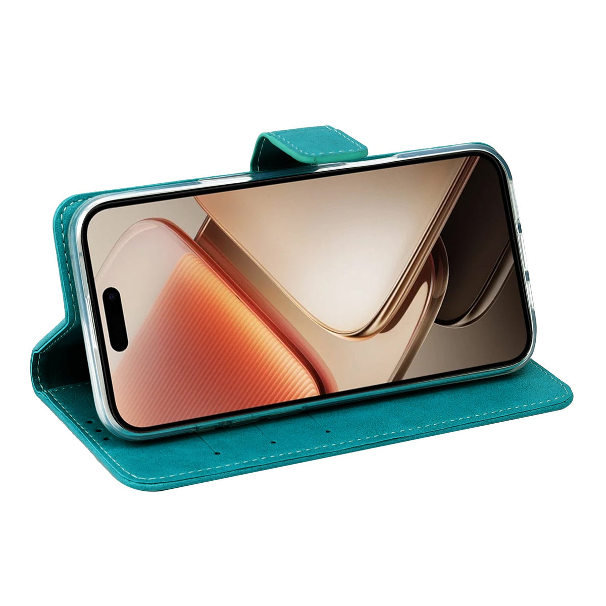 Samsung Galaxy A17 Hoesje - Turquoise - Portemonnee Bookcase