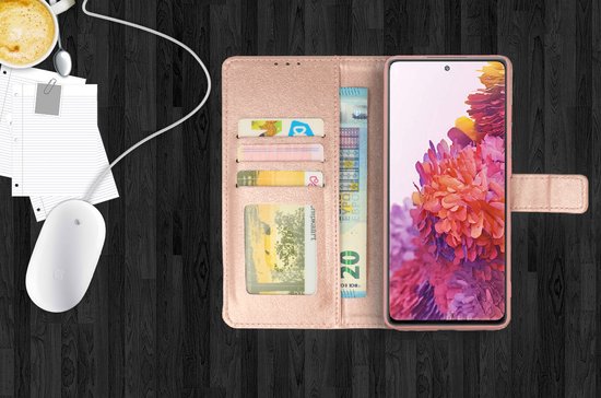 Samsung Galaxy A31 Hoesje - Roségoud - Bookcase