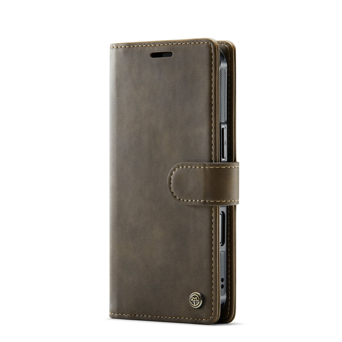 Apple iPhone Air Case - Mahogany Brown - Luxury 2-in-1 MagSafe Wallet Case