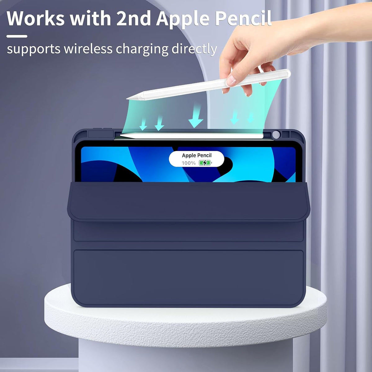 iPad Air 11 inch M3/M2 Tablethoes - Blauw - Smart Cover