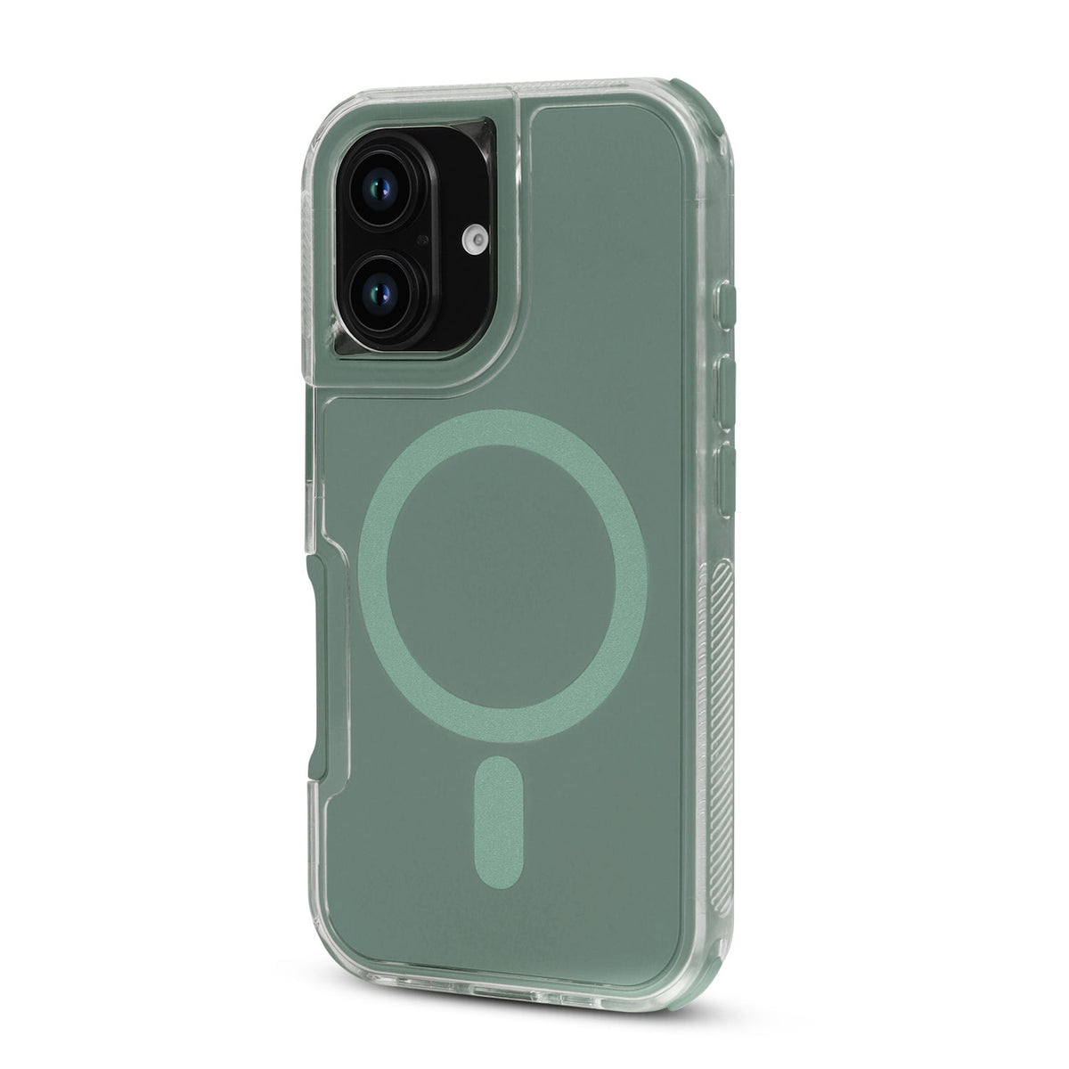 Apple iPhone 16 Plus Hoesje - Groen - Liquid Armor MagSafe Back Cover