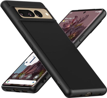 Google Pixel 7 Pro Case - Black - Silicone Back Cover